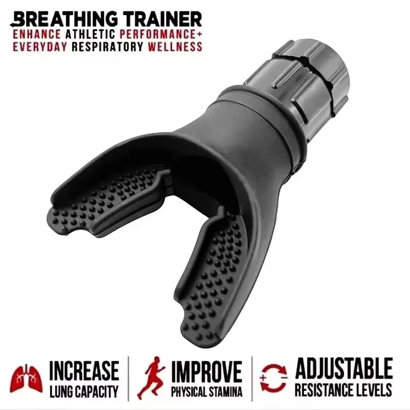 Breathing portable exerciser
