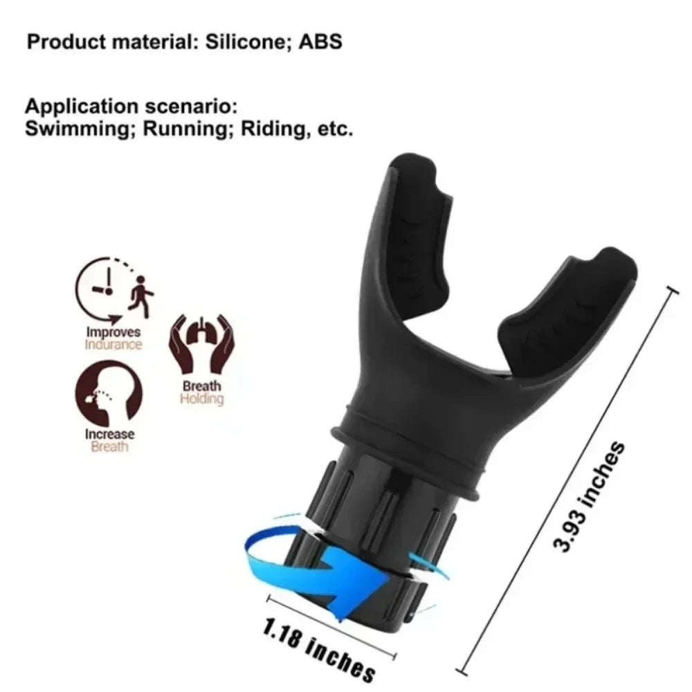 Breathing portable exerciser