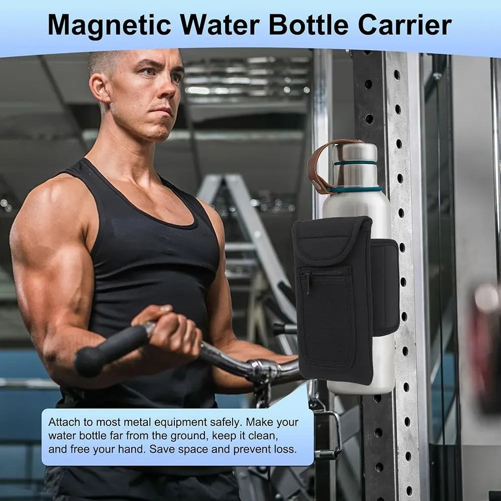 Magnetic gym bag
