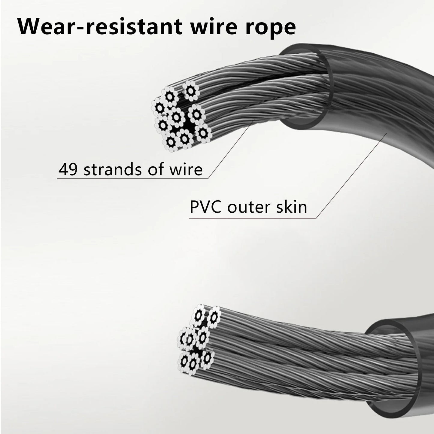 Adjustable jump rope