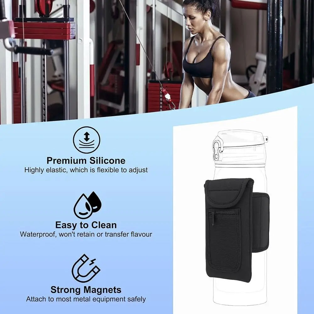 Magnetic gym bag