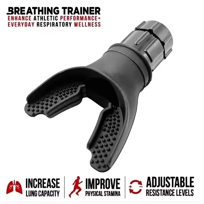 Breathing portable exerciser