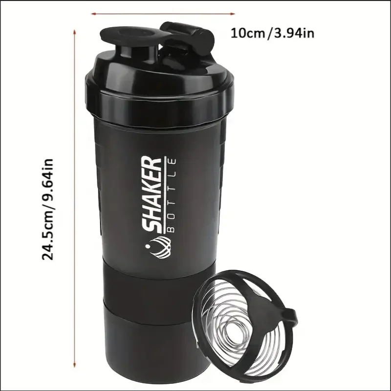 Shaker Bottle With Power Container