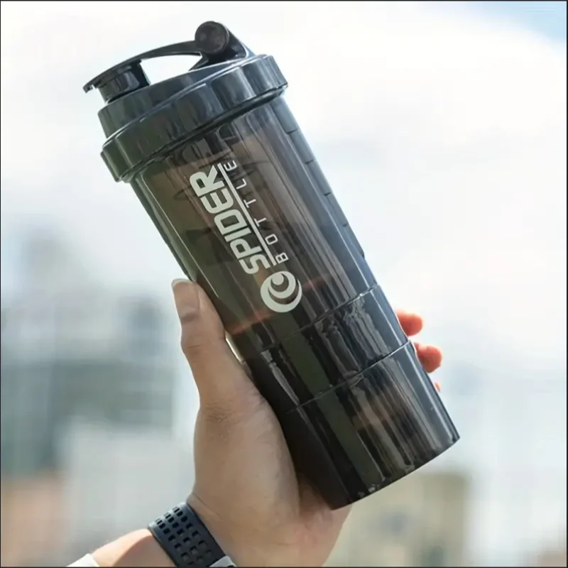 Shaker Bottle With Power Container