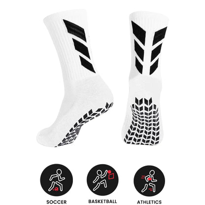 1 pair of football anti slip socks