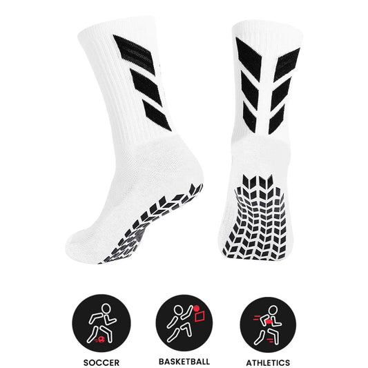 1 pair of football anti slip socks