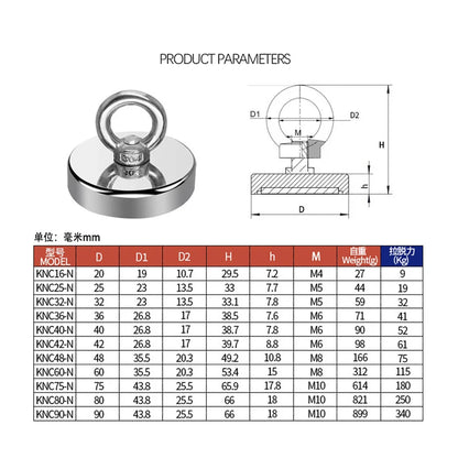 Super Strong Neodymium Fishing Magnets