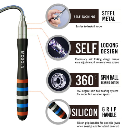 Adjustable jump rope