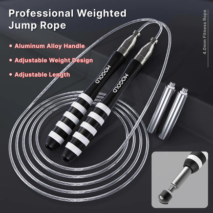 Adjustable jump rope