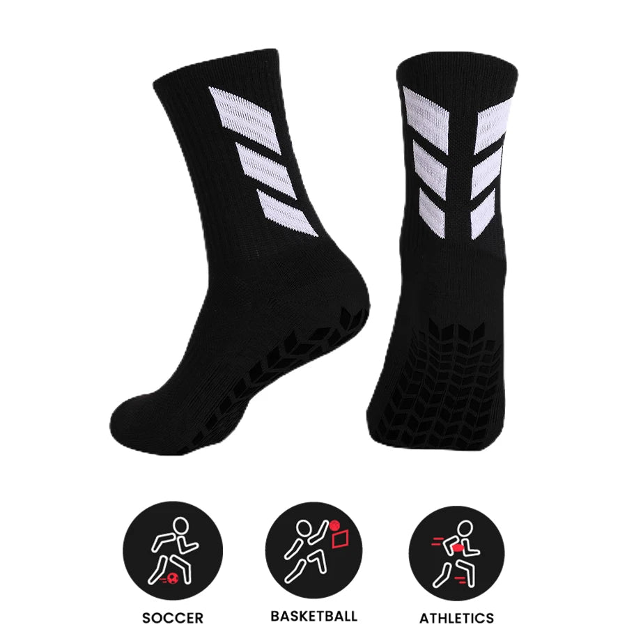 1 pair of football anti slip socks