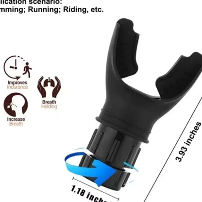 Breathing portable exerciser
