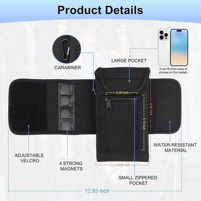 Magnetic gym bag