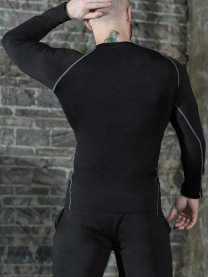 Mens Long sleeve compression